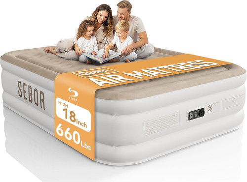 Queen air mattress with - queen,