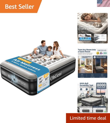 Air mattress queen with built - air,