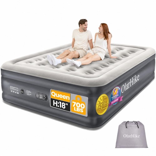 Air mattress queen with built - air,