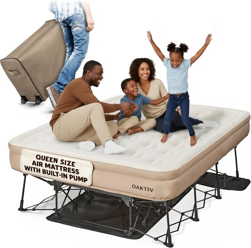 Oaktiv queen air mattress - mattress, w/