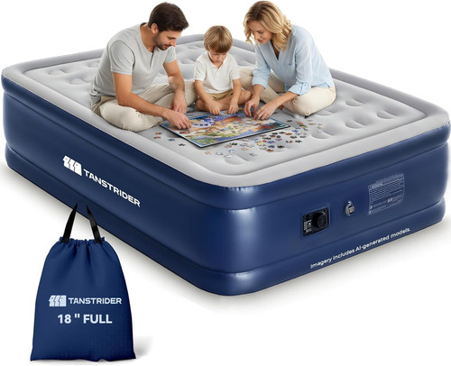 Full air mattress built - full,