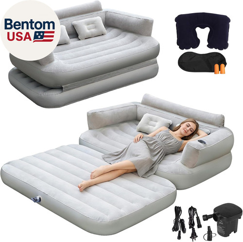 Full size inflatable sofa bed - full,
