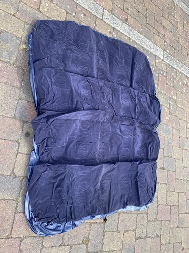 Navy pasillo blow bed - navy, up