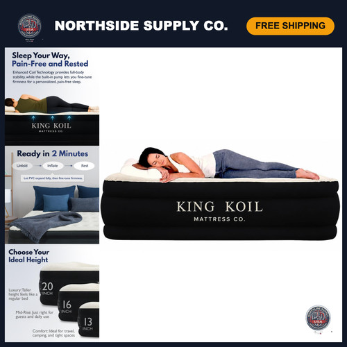 Queen air mattress with - queen,