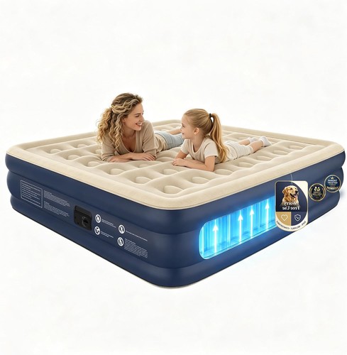 Heavy duty inflatable bed - duty, blow