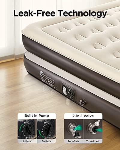 Queen air mattress with - air,