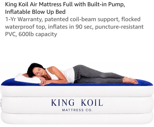 King koil air mattress - king,