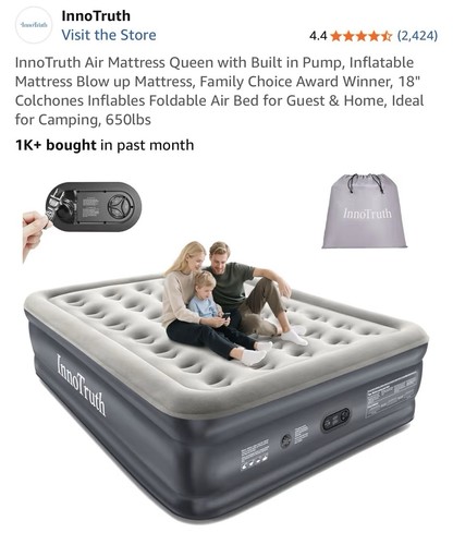 Innotruth air mattress queen - air,