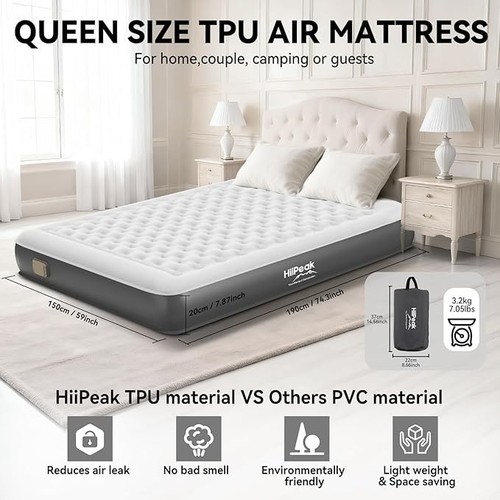 Hiipeak inflatable mattress - inflatable,