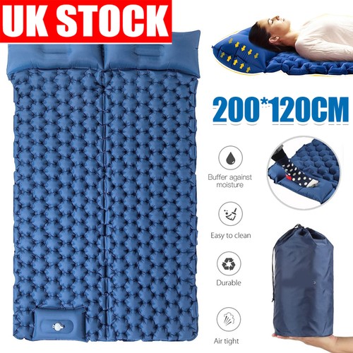 Inflatable flocked air bed - flocked,