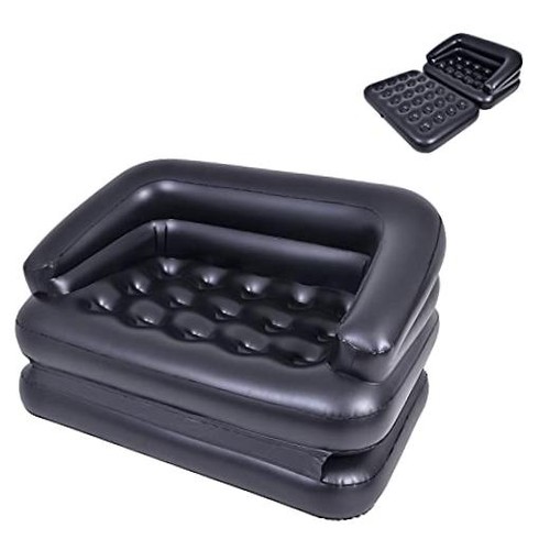 Black waterproof inflatable - black,