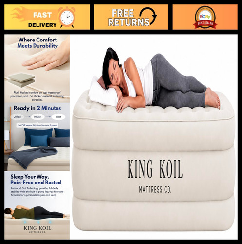 Queen air mattress with - queen,