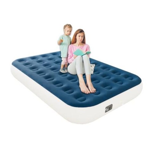 Full air mattress with built - full,
