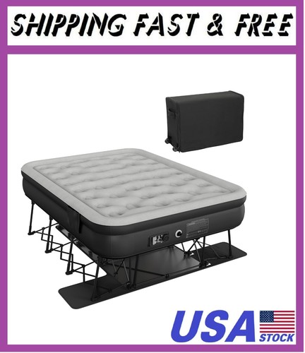 Inflatable queen air bed - inflatable, with
