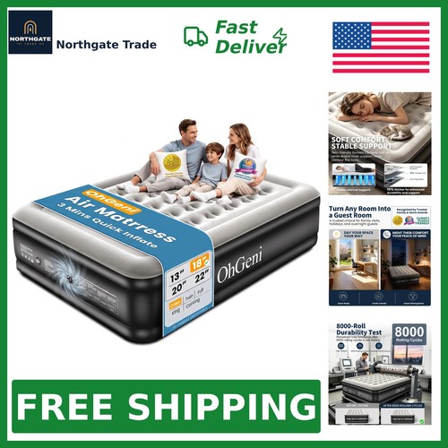 Queen air mattress with - queen,
