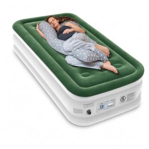 Air mattress with built - mattress, in