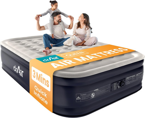 Queen air mattress with - air,