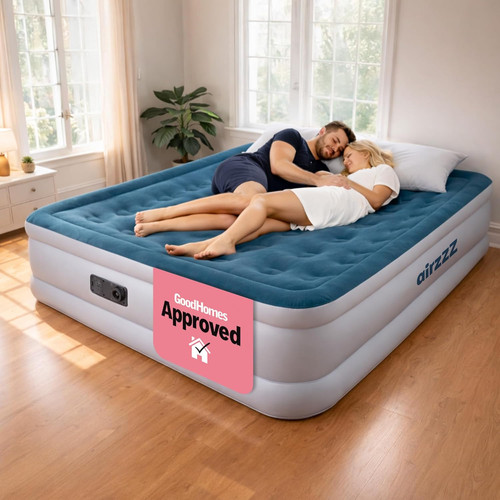 Double airbed with built - airbed, built-in