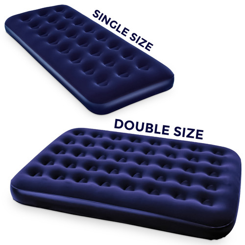 Double single flocked - double, camping