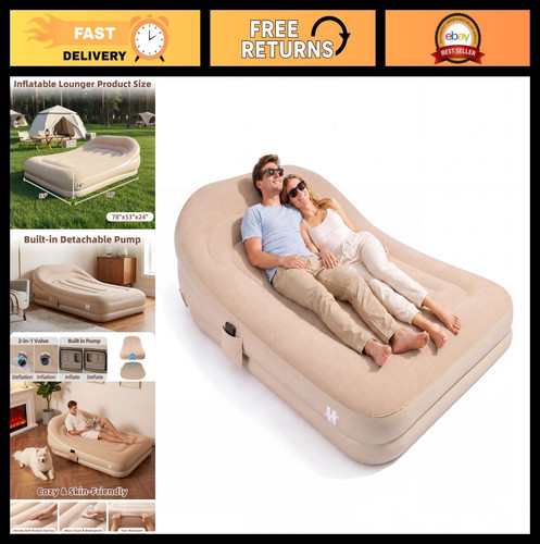 Inflatable couch air sofa bed - inflatable,